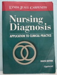 Image of NURSING DIAGNOSIS : APPLICATION TO CLINICAL PRACTICE