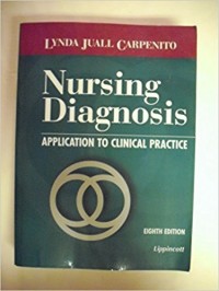 Image of NURSING DIAGNOSIS : APPLICATION TO CLINICAL PRACTICE