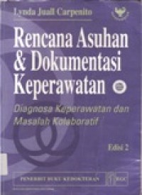 Image of RENCANA ASUHAN DAN DOKUMENTASI KEPERAWATAN DIAGNOSA KEPERAWATAN DAN MASALAH KOLABORATIF