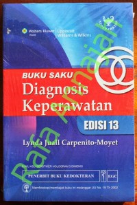 Image of BUKU SAKU DIAGNOSIS KEPERAWATAN