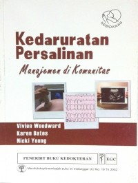 Image of KEDARURATAN PERSALINAN MANAJEMEN DI KOMUNITAS