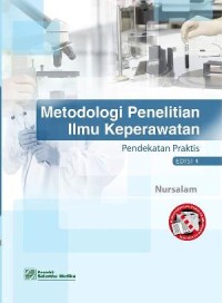 Image of METODOLOGI PENELITIAN ILMU KEPERAWATAN