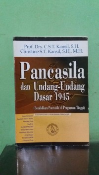 Image of PANCASILA DAN UNDANG-UNDANG DASAR 1945 : PENDIDIKAN PANCASILA DI PERGURUAN TINGGI